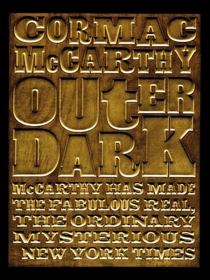 cover image of Outer Dark